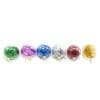 2 Christmas Sublimation : 8cm Transparent Tinsel Baubles