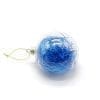 4 Christmas Sublimation : 8cm Transparent Tinsel Baubles