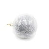 9 Christmas Sublimation : 8cm Transparent Tinsel Baubles