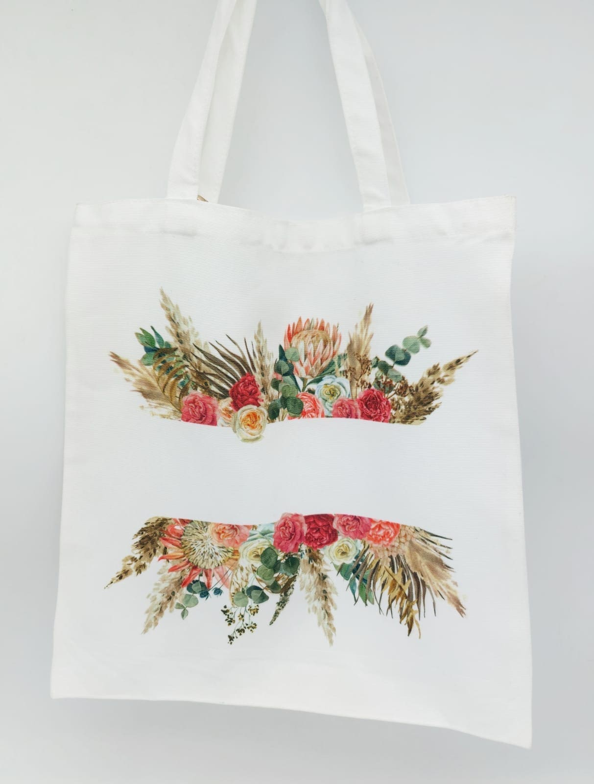CanvasTote_Print4 Sublimation Blanks : Canvas Tote Bag (Black & White)