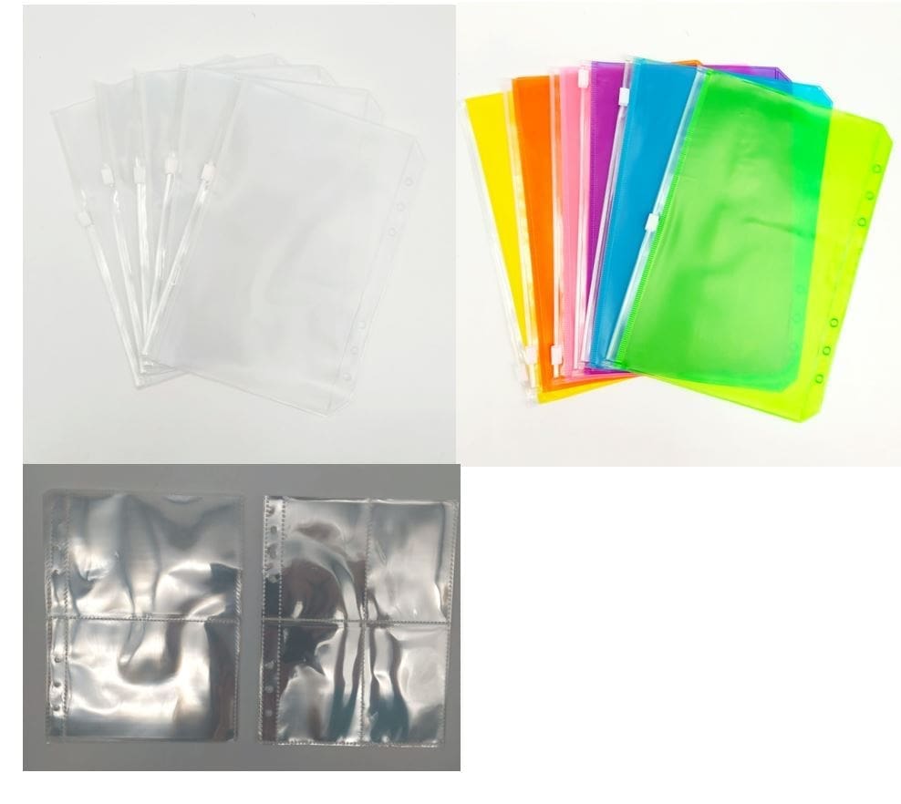 ZipperBags Binder Accessories : Budget Binder Bags & Sleeves
