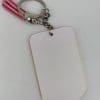 Pencil Back Keychains : Yellow Pencil Acrylic