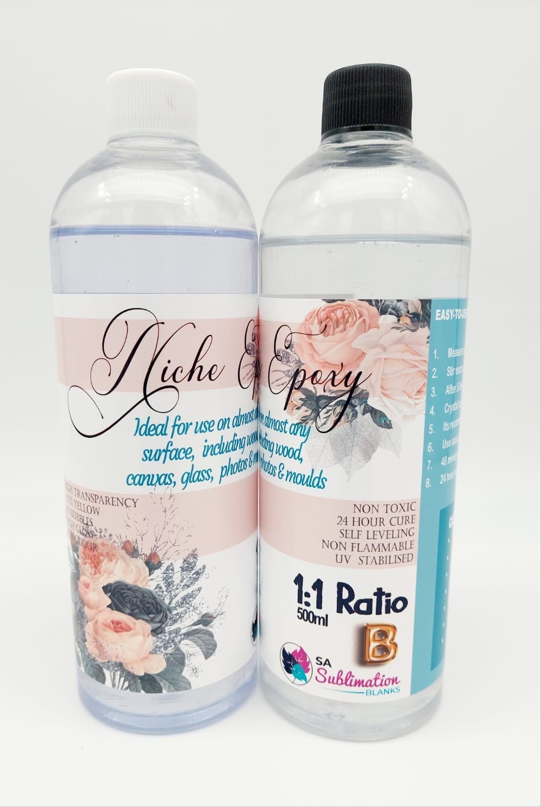 Epoxy1to1_3 Resin Supplies : Niche Epoxy 1:1 1l (500ml per part)