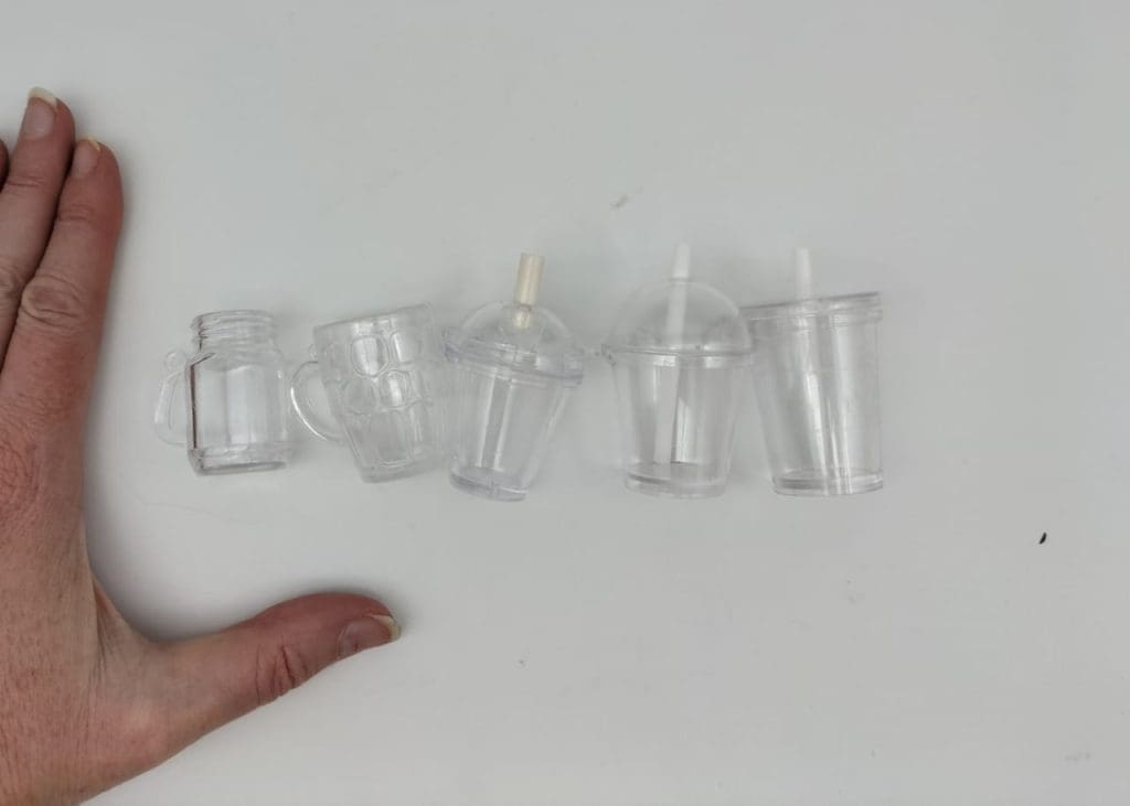 variousminimugs Resin Supplies : Mini Keychain Cups