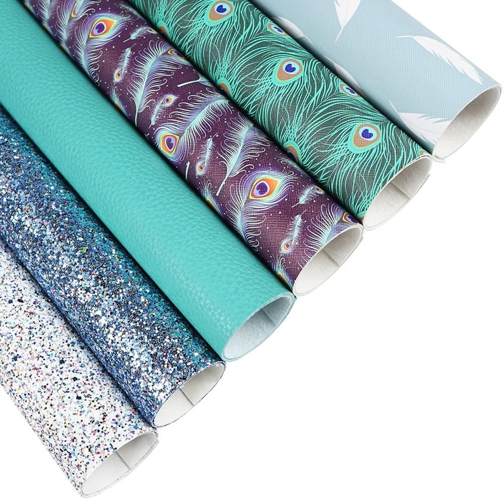 Feather3 Faux Leather : 6 Piece Feather Deluxe (FL22)