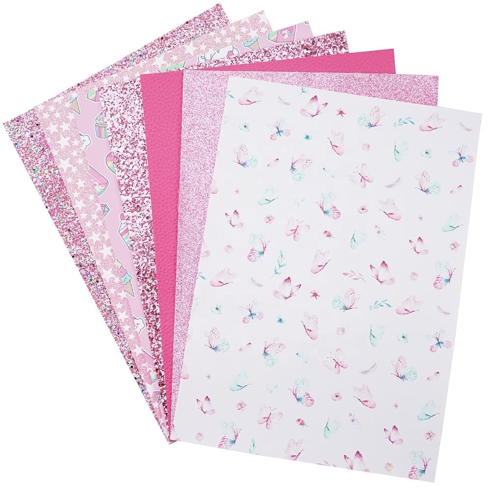 PinkSeries_4 Faux Leather : 7 Piece Unicorn Pretty in Pink (FL20)