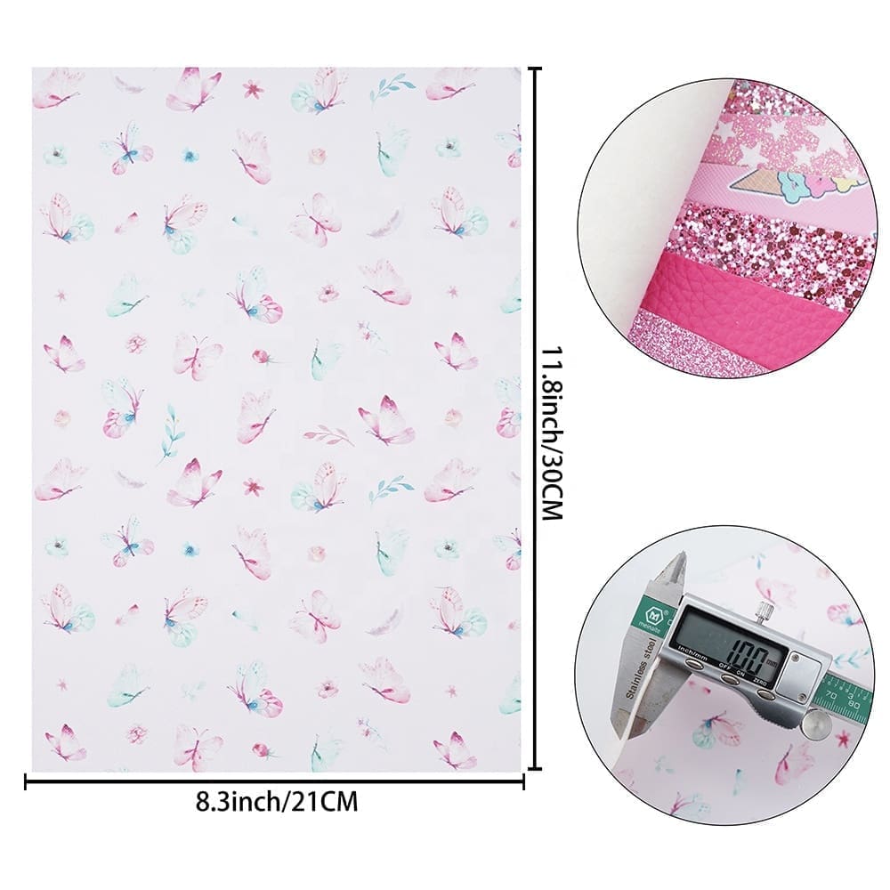 PinkSeries_5 Faux Leather : 7 Piece Unicorn Pretty in Pink (FL20)
