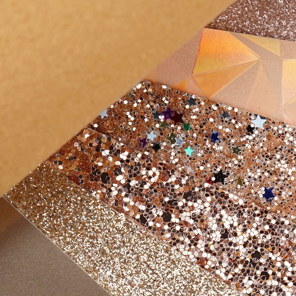 RoseGold4 Faux Leather : 7 Piece Rose Gold Fantasy (FL19)