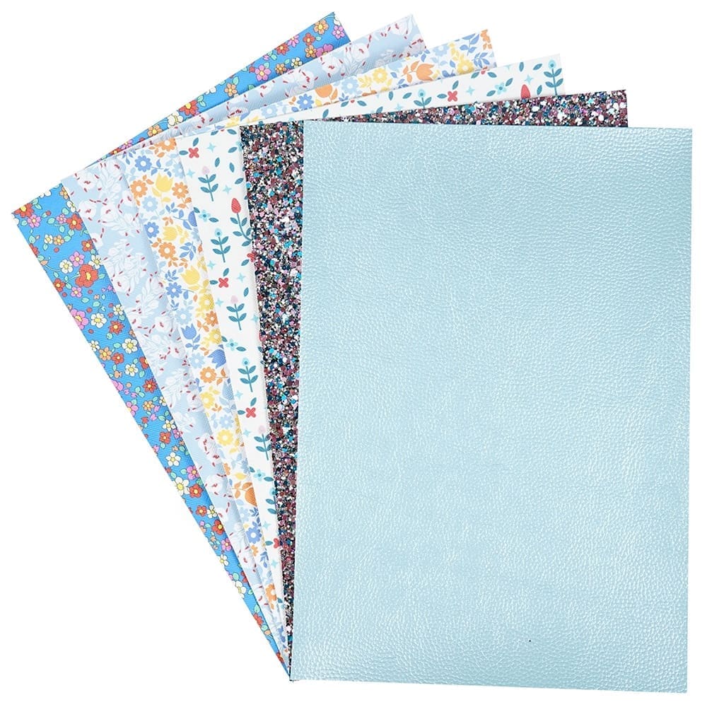 6 Piece Floral Magic Series4 Faux Leather : 6 Piece Floral Magic Series (FL30)