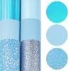 Faux Leather : 6 Piece Dream Light Blue Series (FL5)