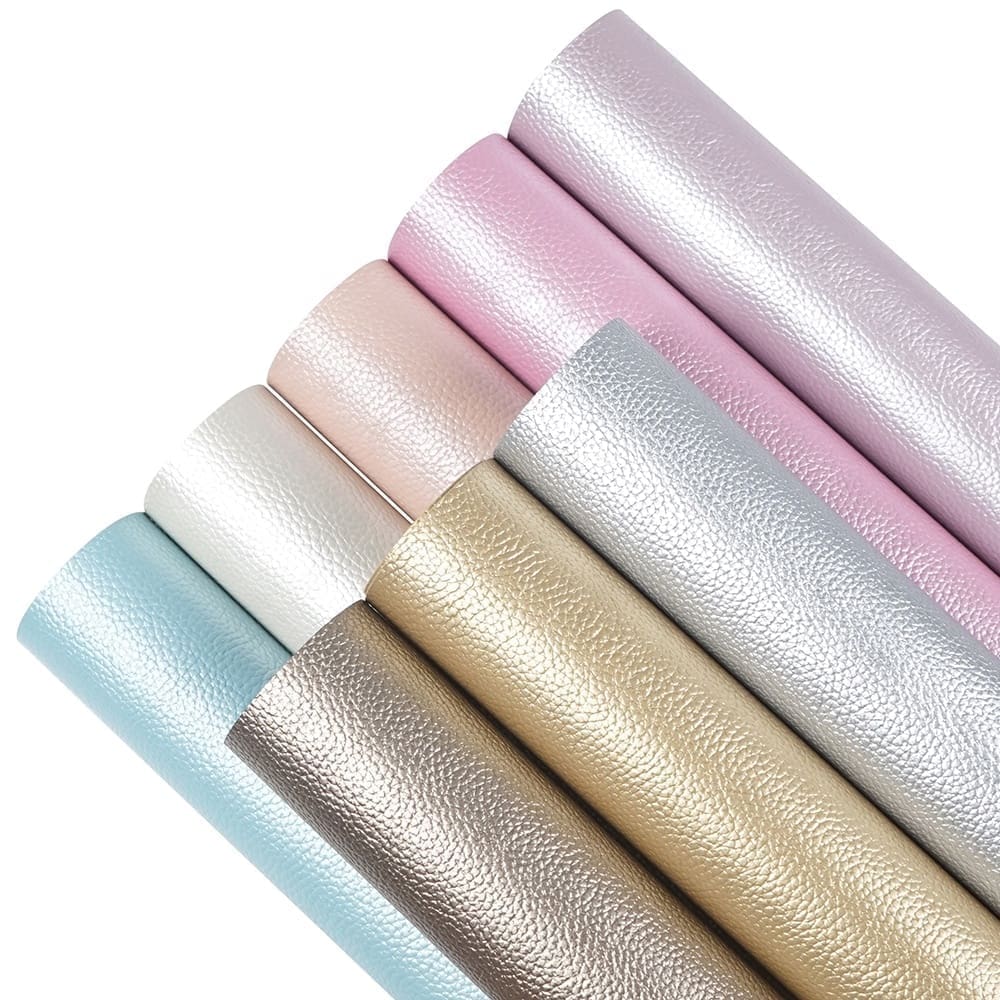 8pcPearl Faux Leather : 8 Piece Pearl Litchi Craze Set (FL4)