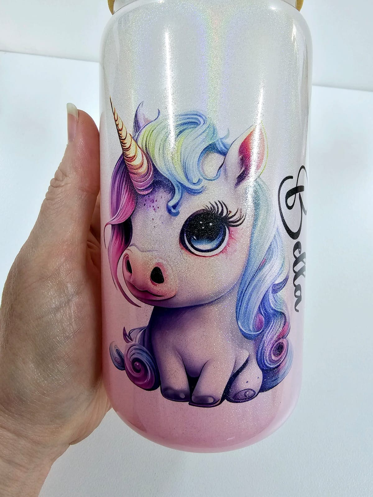 16ozGlassShimmers Print3 Sublimation Blanks : 16oz Shimmer Libbely/Cola Can Glasses with Bamboo Lids