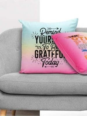 rainbow Sublimation Blanks : Unicorn Plush Ombre Cushion Covers