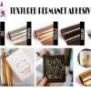 TexturedVinylCard Adhesive Vinyl : 12 by 12 inch Permanent Textured
