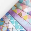 8PieceMermaidScaleSeries7 Faux Leather : 8 Piece Mermaid Scale Series (FL1)