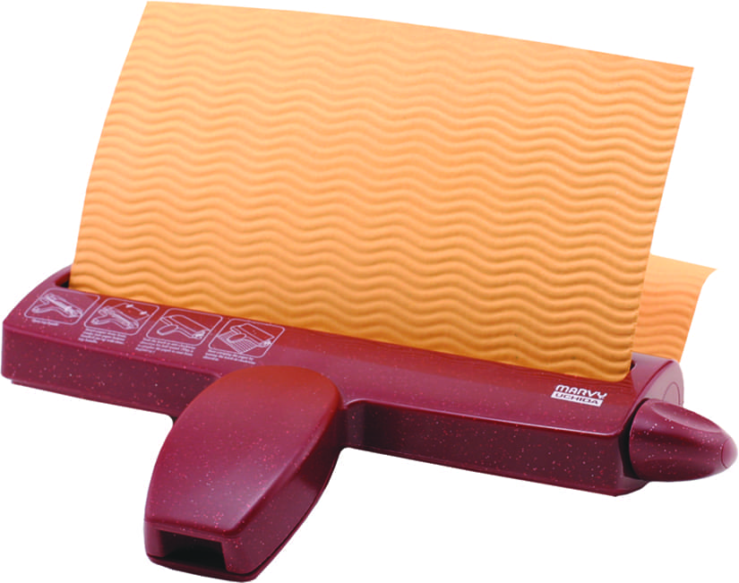 Arts & Crafts : Large Marvy Uchida Paper Crimper (5 Patterns, Straight, Heart, Wave, Diamond & Bubble)