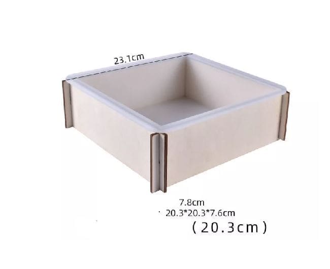 SquareMould2b Square Silicone Mould