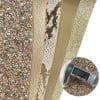 Faux Leather : 6 Piece Gold Snake Skin Deluxe (FL43)