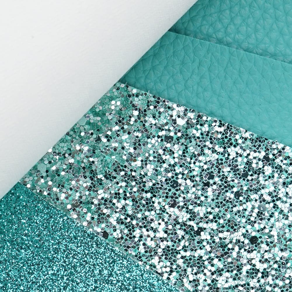 FL50_d Faux Leather : 6 Piece Turquoise Deluxe (FL50)
