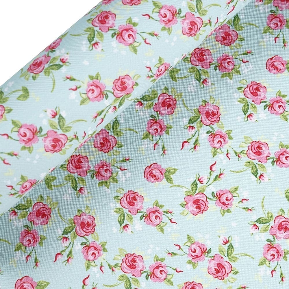 FL54_e Faux Leather : 8 Piece Pretty Floral Range (FL54)