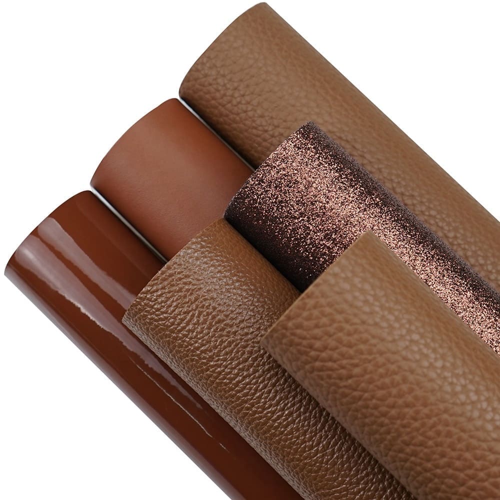 Faux Leather : 6 Piece Coffee Tone Range (FL55)
