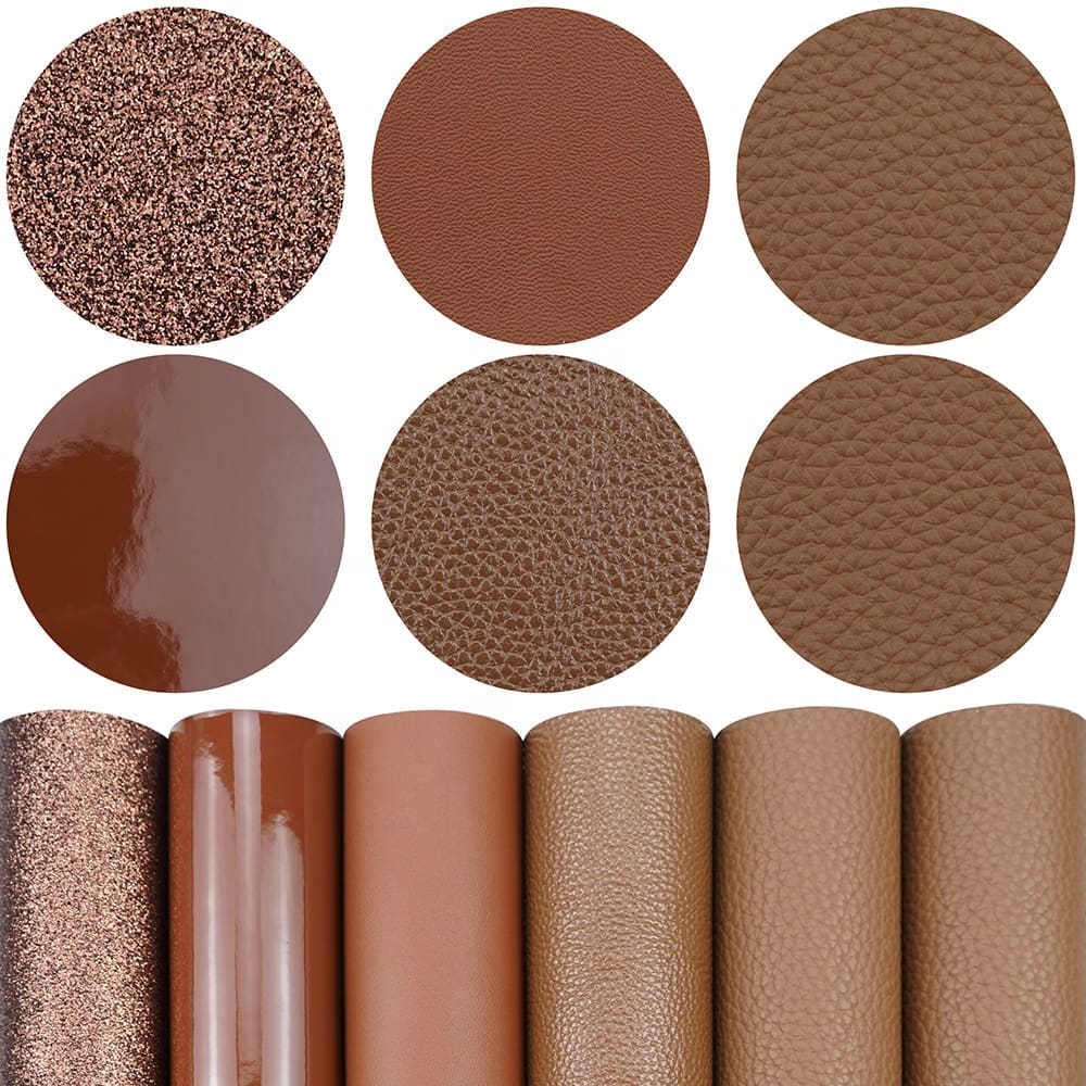 Faux Leather : 6 Piece Coffee Tone Range (FL55)