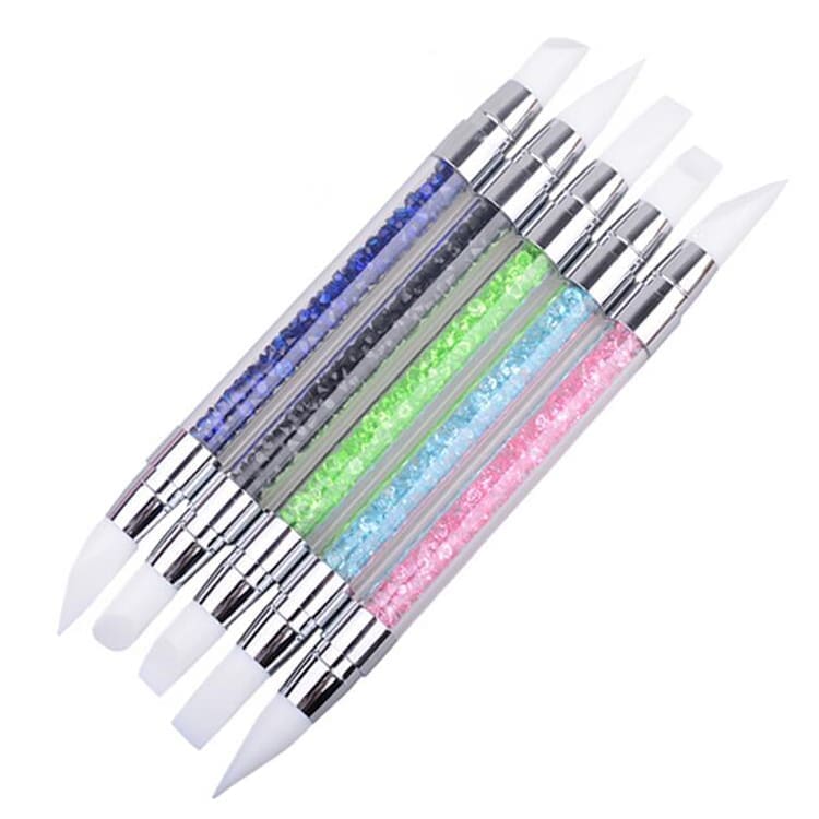 SiliconeBrushes2 5 Piece Double Sided Silicon Brush Set