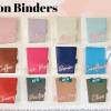 MacronBindersNew Binders : Macaron Budget Binders