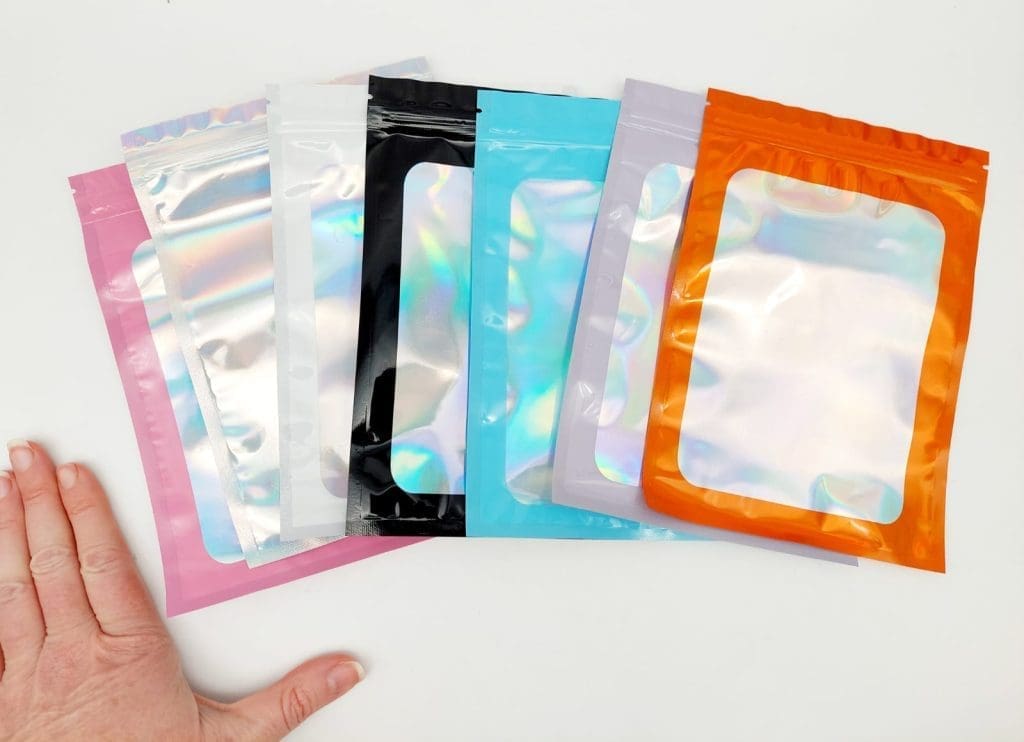 Resealable Holographic Zipper Lock Bags