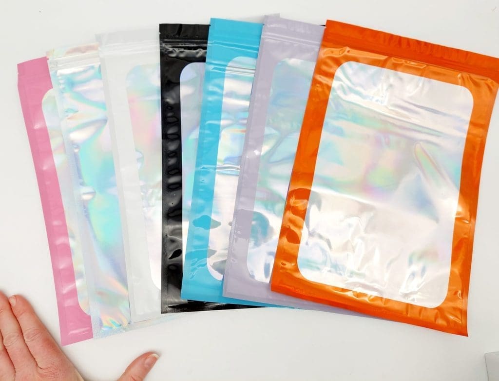 Resealable Holographic Zipper Lock Bags