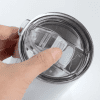 10oz2 Sublimation Blanks : 12oz Gin/Coffee /22oz Fatty Clear Slider Replacement Tumbler Lids