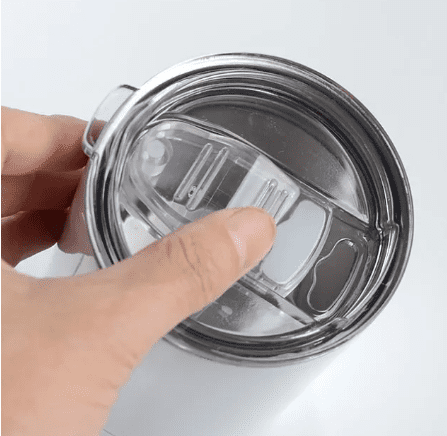10oz2 Sublimation Blanks : 12oz Gin/Coffee /22oz Fatty Clear Slider Replacement Tumbler Lids