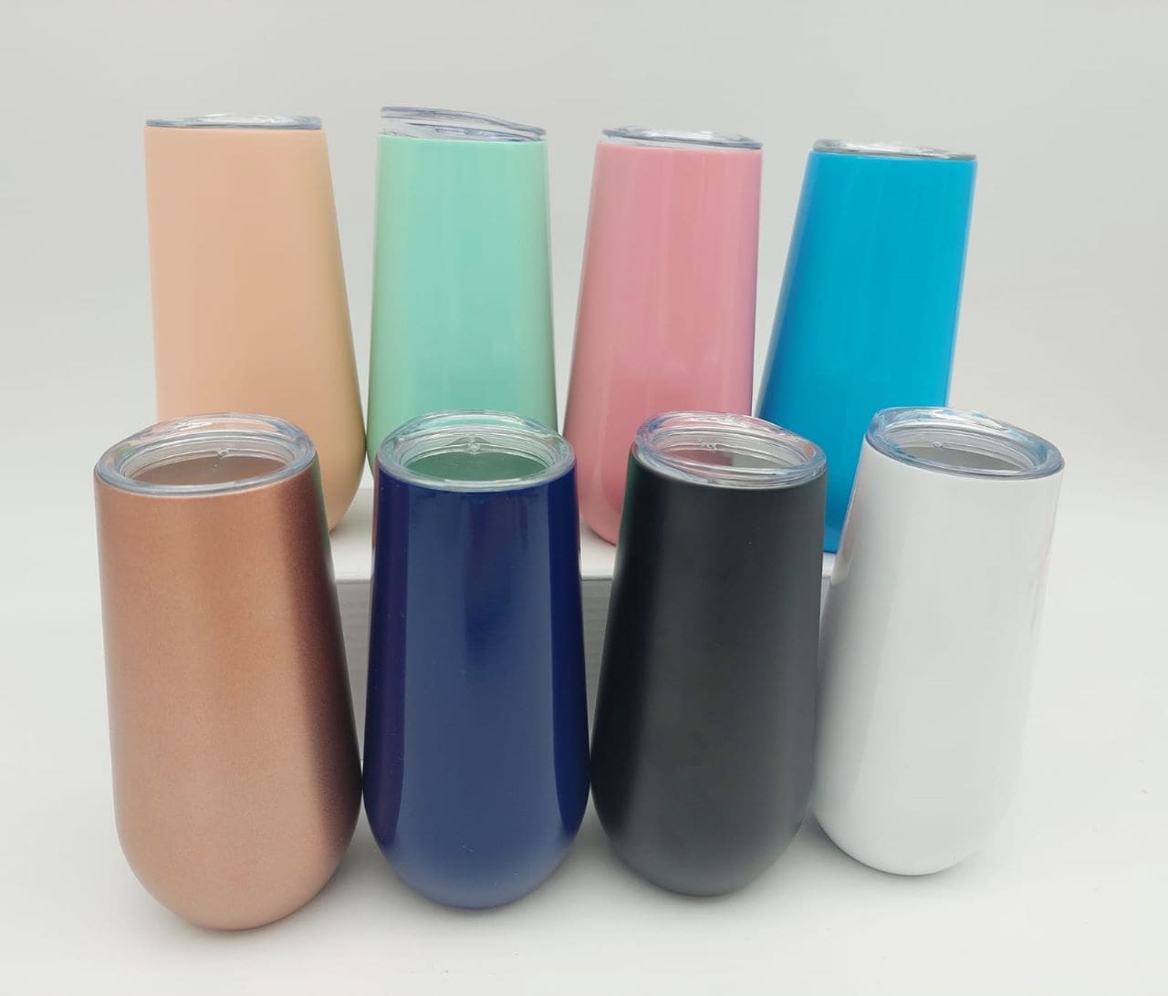 6ozColouredChampAll 6oz Coloured Champagne Tumblers
