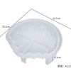 BeeHoneycombCosterSet4 Resin & Epoxy : Bee Honeycomb Silicone Coaster Set