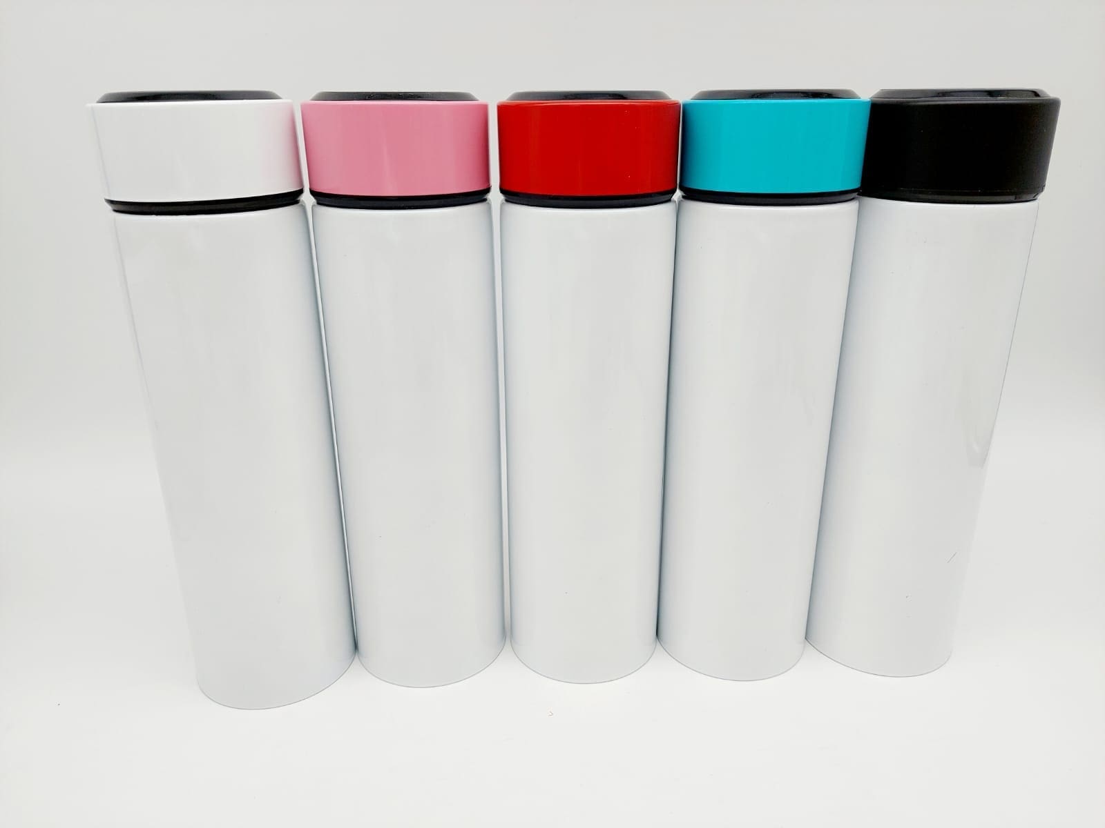 Sublimation Tumblers : 17oz (500ml) LED Temperature Display Smart Touch Straight Tumbler