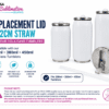 Cola Replacement Lid Sublimation Blanks : Cola Can Tumbler (280ml, 380ml & 450ml)