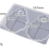 Resin & Epoxy : Irregular silicone mould to show case finger nails or use as a makeup mixing palette