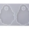Resin & Epoxy : Irregular silicone mould to show case finger nails or use as a makeup mixing palette