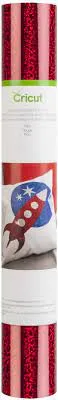 2004137 lik6 2004137 - Cricut holo Sparkle Iron-On 12x24'' (Red)