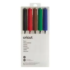 2007643 - Cricut Explore + Maker Extra Fine Point Pen Set 5-pack (Basics) 