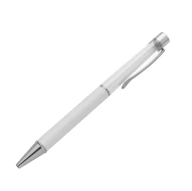 Sublimation Blanks : Snow Globe Pens (Silver & Rosegold)