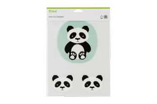 2004984 : Cricut Iron On Designs Panda 85X12 (Easy Press)