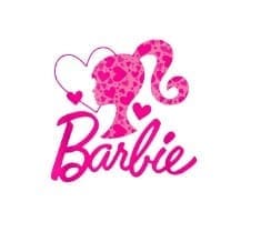 BAR1 3D UV Stickers : Barbie Sticker (Code BAR1)