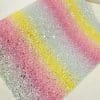 Candy Floss Rainbow CFRc Faux Leather : 1 Piece Candy Floss Rainbow (CFR)