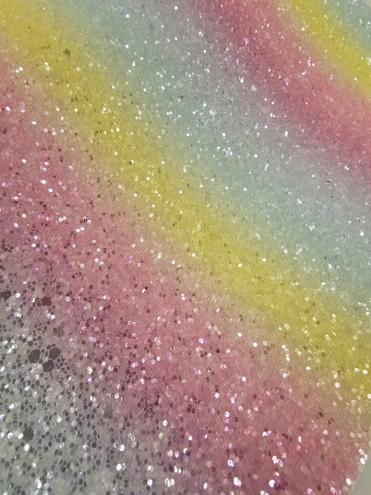 Candy Floss Rainbow CFRe Faux Leather : 1 Piece Candy Floss Rainbow (CFR)