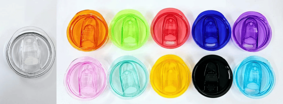 Main Picture coloured lids Consumables : 12/15/20oz Clear & Coloured Replacement Lids