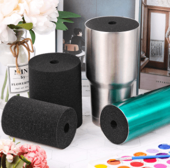 Epoxy Spinit Cup & Tumbler Spinner Consumables : 8 Piece Assorted Sponge/Foam for Spinit Cup & Tumbler Turner