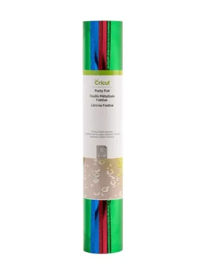 2004518 – CRICUT PARTY FOIL PRIMARY BRIGHTS SAMPLER 2004518 Cricut Party Foil Sampler 30x122cm 6-sheet Primary Brights