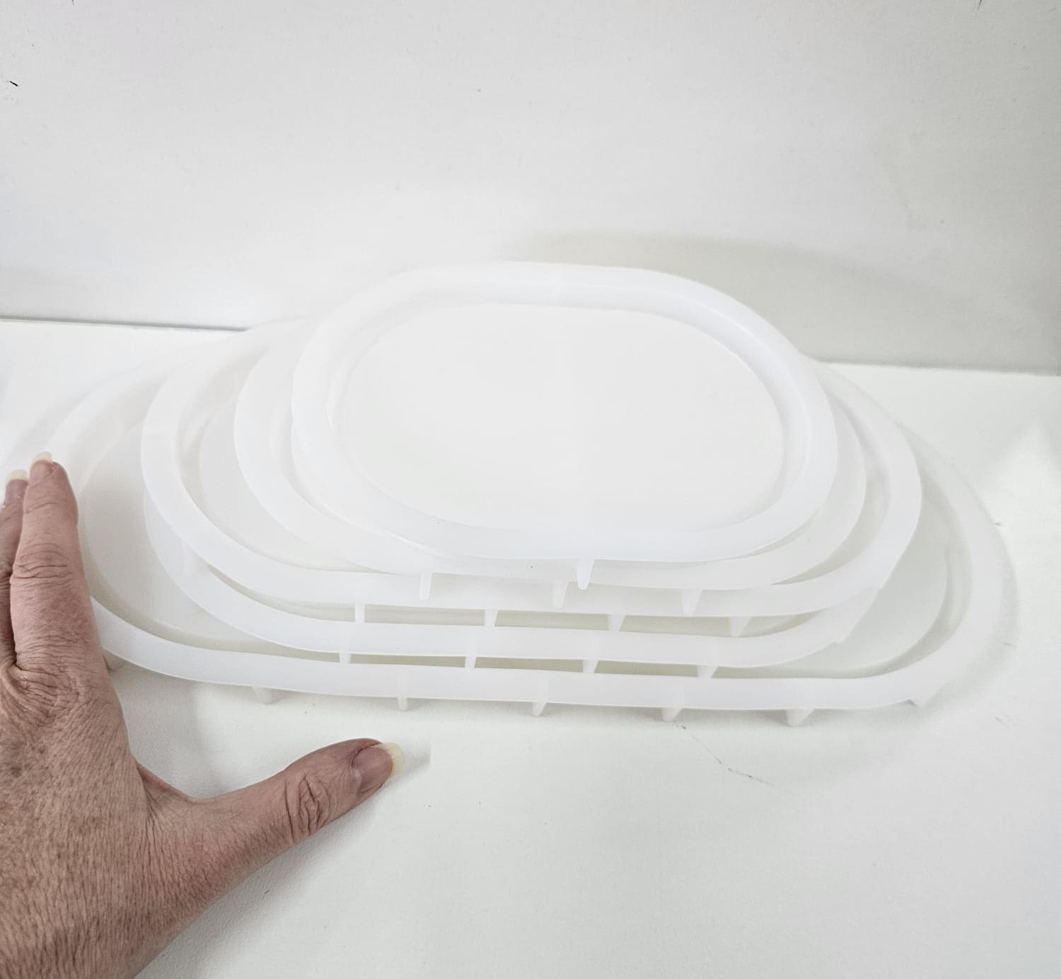 OvalTrayAll Resin & Epoxy : Oval Tray Moulds (5 Different Sizes)
