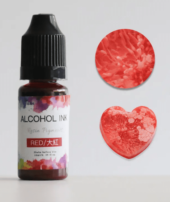 Alchololo Ink4 Resin Supplies : 24color 10ml Alcohol Ink Diffusion Resin Pigment Set